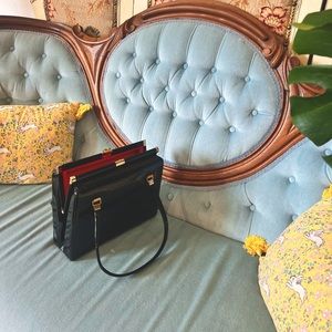 Coblentz Vintage PermaPlastic Black Purse